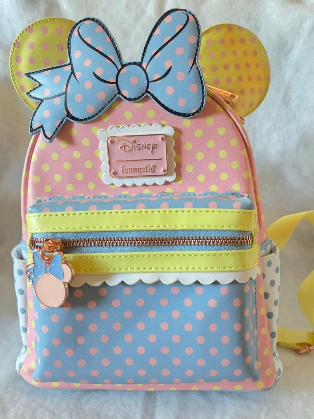 Minnie Mouse Pastel Polka Dot Mini Backpack